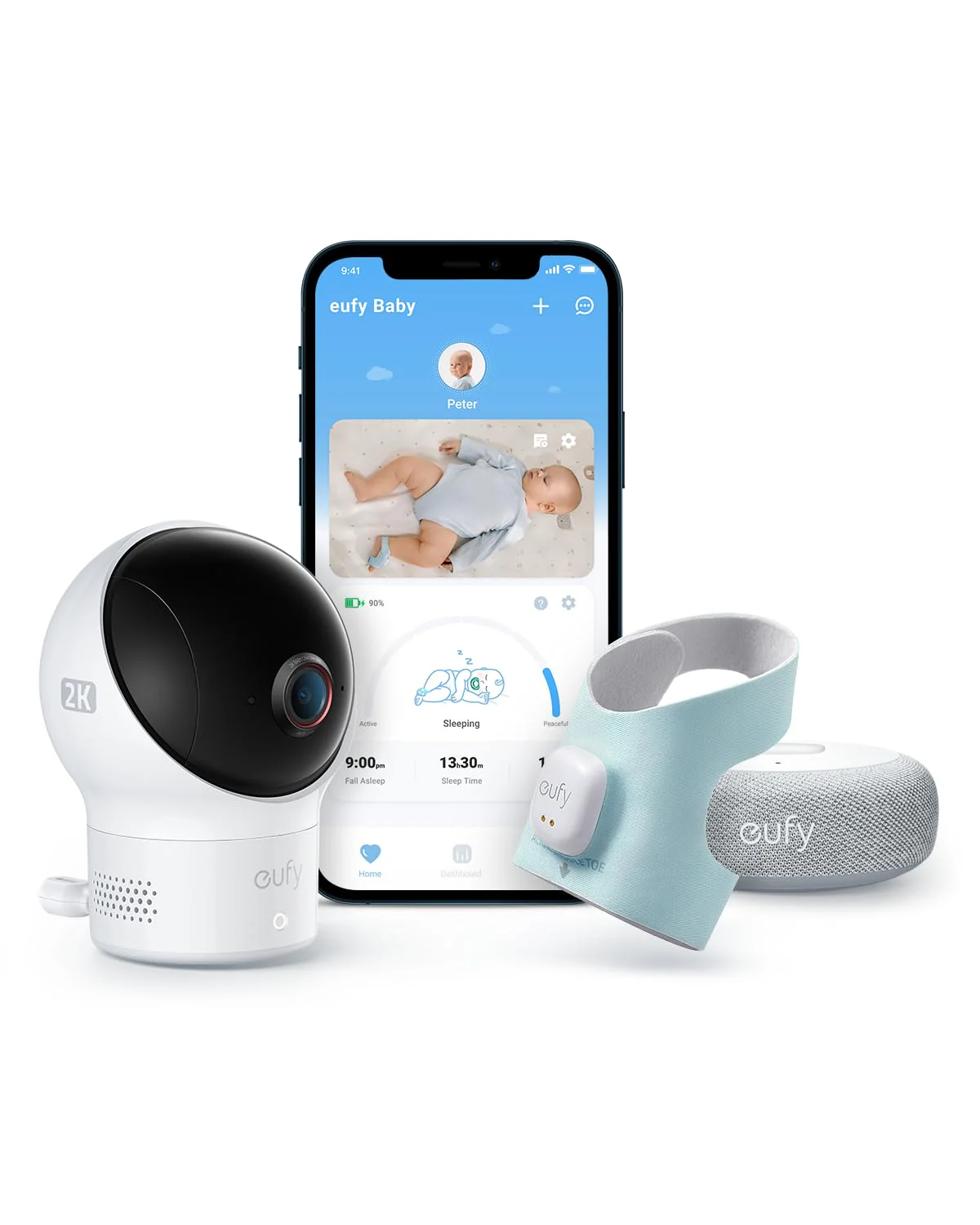 A5416928-BAA0-1DFB-90AA-748A4520D03A eufy Baby Smart Sock S320 Baby Monitor with 2K Camera - Image 1